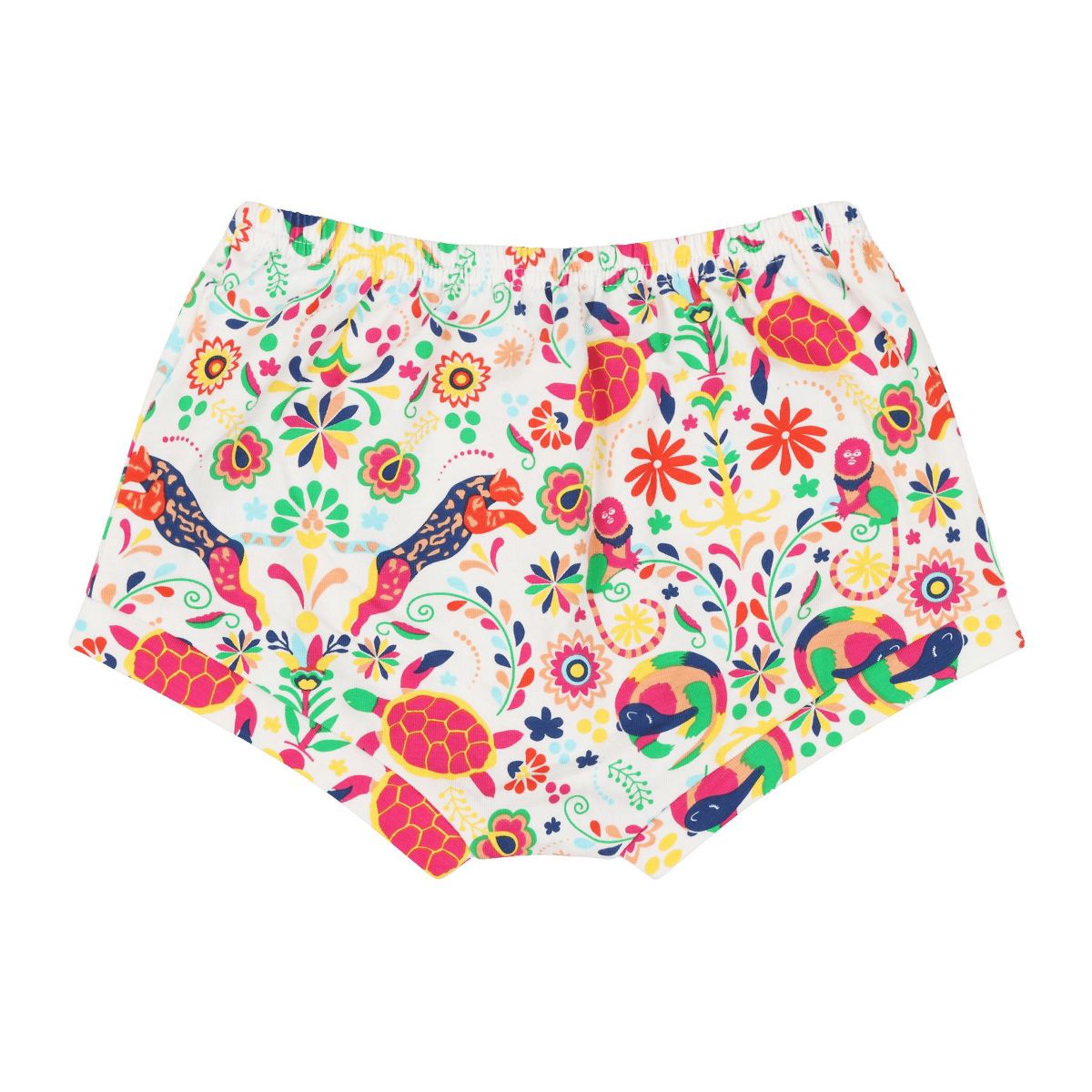 Mixed Up Clothing Suave Baby Tee and Bloomer Shorts Set - Animal Arabesque - thumbnail 6