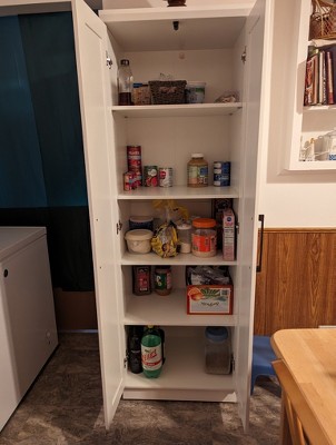  Sauder HomePlus Storage Pantry cabinets, L: 23.31