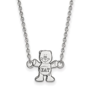 Black Bow Jewelry Sterling Silver Sigma Delta Tau Greek Life Necklace 18 Inch - 1 of 4