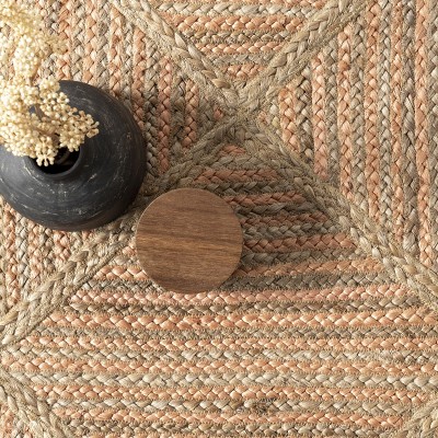 Errika 5' x 8' Natural Jute Moroccan-Inspired Area Rug