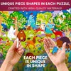 100 Piece Puzzles for 4 Puzzles for Ocean Forest Animals, Learning Toy Gift For - 2 of 3