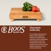 John Boos Cutting Board for Kitchen, 1.5 Inches Thick Edge Grain Square Boos Chopping Block with Wooden Bun Feet - 4 of 4