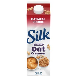 Silk Oat Oatmeal Cookie Dairy-Free Gluten Free Creamer - 32 fl oz - 1 of 4