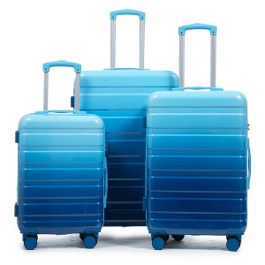 MAYEERTY 3-Piece Luggage Set (20"/24"/28") - PP Spinner Wheels, Carry-On, Matching Color, Combination Lock - 1 of 4