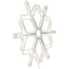 Northlight Lighted Cascading Snowflake Outdoor Christmas Decoration - 16" - Clear Lights - 3 of 4