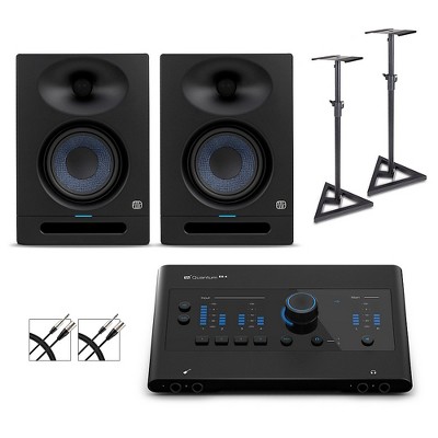 PreSonus Quantum ES4 Audio Interface with Eris 2nd Gen Studio Monitor Pair (Cables & Stands Included) STUDIO5