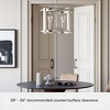 Hunter 18" Astwood Ceiling Light Polished Nickel Chandelier with Art Deco Design for Indoor Use - 4 of 4