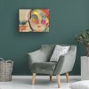 Wyanne 'The Talker' Floating Brushed Aluminum Art - 4 of 4
