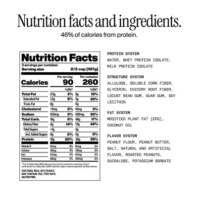 David Protein Triple Peanut Butter Frozen Dessert - 16oz