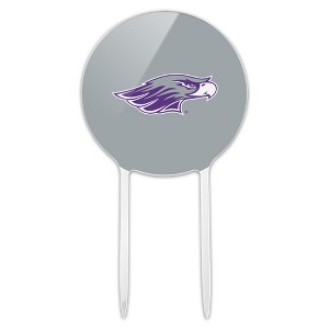 UW Whitewater Secondary Logo Acrylic Cake Topper Party Decoration for Wedding Anniversary Birthday Graduation - 1 of 4