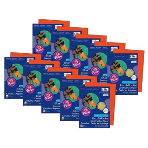 Pacon Prang Construction Paper Orange 9" x 12" 50 Sheets Per Pack 10 Packs (PAC6603-10) - 1 of 2