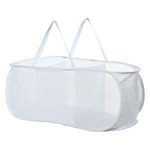 Unique Bargains Portable Folding Laundry Hampers 1 Pc - 1 of 4