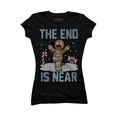 Junior's Design By Humans Christmas Is Near! By Raffiti T-Shirt