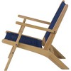 Chic Crate Acacia Wood Outdoor Patio Sofa - 4 of 4