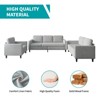 Mjkone Sectional Sofa Couches Set for Living Room 3-Seater Sofa&Loveseat$Single Sofa Chair - 4 of 4