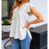 Women's Keep Me Posted Ruffle Detail Blouse - Jodifl - 2 of 4