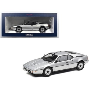 1980 BMW M1 Silver Metallic 1/18 Diecast Model Car by Norev - 1 of 4