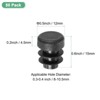 Unique Bargains Durable Plastic Multipurpose Use Mechanical Fasteners 30 Pcs Black - 3 of 4