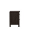 New Classic Furniture,Zodiac 2 Drawer Nightstand-Merlot - 3 of 4
