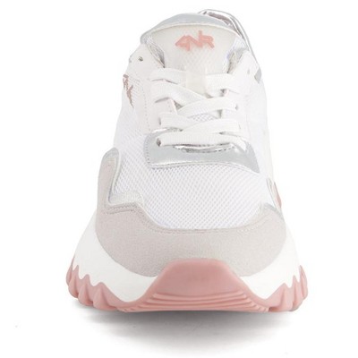 Женские кроссовки Andrea Women's Casual Athletic Sneakers 66525 White 9 — фото 4