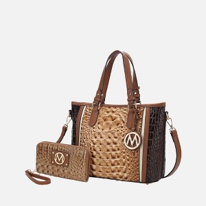 MKF Collection Lizza Croco Embossed Fashion Tote Handbag Women’s Accessories by Mia K - 1 of 4