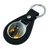 Wizard Of Oz Wicked Witch Character Black Leather Keychain - 2 of 4