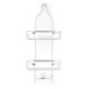 2 Tier Venus Rust Proof Shower Caddy Aluminum - Better Living Products :  Target