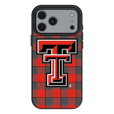 NCAA Big 12 Universities Plaid MagSafe Compatible Cell Phone Case for Apple iPhone 17 Series