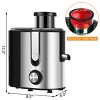 Costway Juicer Machine Juicer Extractor Dual Speed w/ 2.5'' Feed Chute - 3 of 4