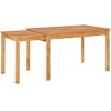 UPHA 65" 5-Piece Extendable Dining Table Set with Wheels and 4 Dining Chairs - 4 of 4