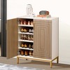 Kumasinova 31.49 Inch Shoe Cabinet,Modern 5-Tier Shoe Storage Cabinet with 2 Doors,Freestanding 20 Pairs Entryway Shoe Racks Organizer for Entryway - 4 of 4
