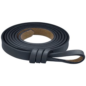 Elerevyo Women's Faux Leather Skinny Belt for Dress Adjustable Knotted Thin Waist Belts - 1 of 4