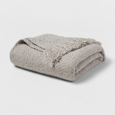 Knotted Fringe Throw Blanket White - Hearth & Hand™ With Magnolia : Target