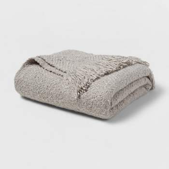 Fringed Boucle Bed Throw - Threshold™