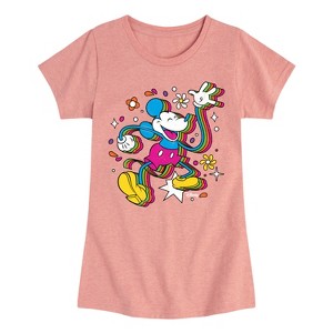 Girls' - Disney - Mickey & Friends Fitted Short Sleeve Graphic T-Shirt - 1 of 4