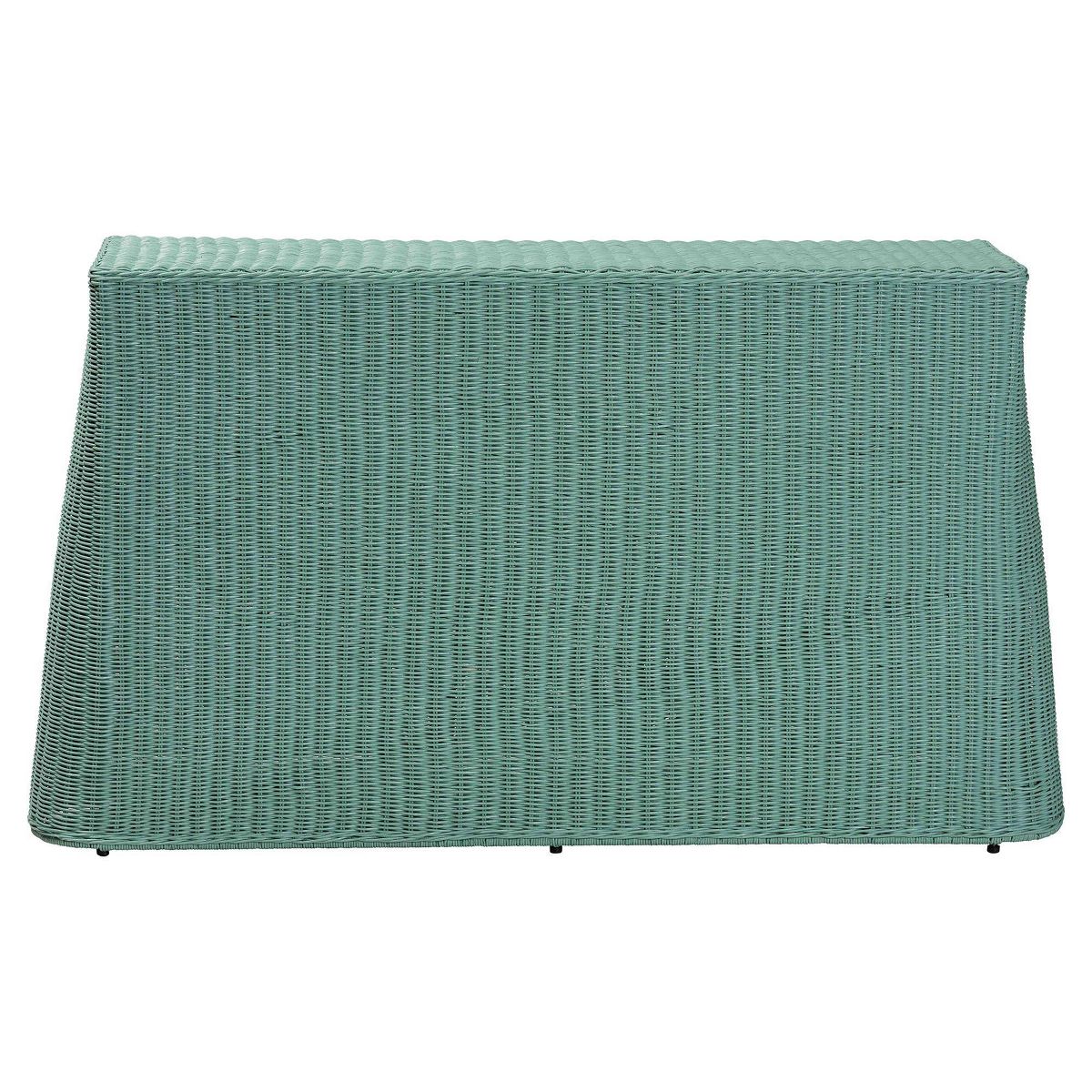 bali & pari Palm Scallop Rattan Console Table - thumbnail 8