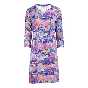 Banana Boat UPF 50+ Women's Split Neck Shift Dress | Pink - 1 of 3