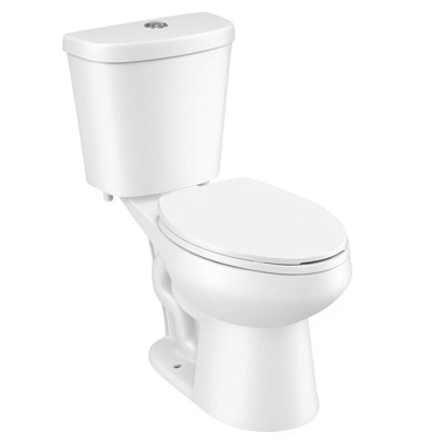 Costway Two-Piece Elongated Toilet with 17.5" ADA Comfort Chair Height Seat MAP 1000g