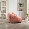 CAVINAS Modern Bean Bag Sofa Chenille Upholstered Comfort Lounger High Back Couch for Apartment - 4 of 4