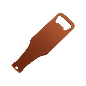 Unique Bargains Bottle Opener Bottle-Shaped Wine Opener Hand Wash Only Stainless Steel 1.3"x4.72" 1Pcs - 1 of 4