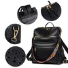 DOMETOUR PU Leather Backpack For Women Convertible Ladies Fashion Casual Large School Shoulder Bags - 2 of 4