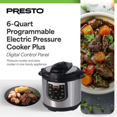 Presto 6-Quart Stainless Steel Electric Pressure Cooker