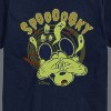 Men's Disney Mickey Spooky Glow Short Sleeve Graphic T-Shirt - Navy - 4X Big and Tall - 2 of 4
