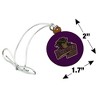 Whittier College Primary Logo Mini Small Tiny Wood Christmas Tree Holiday Ornament - 4 of 4
