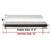 ALEKO Retractable 12 X 8 feet RV Awning Home Patio Canopy 12'x8' - 3 of 4