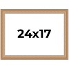 PosterPalooza | Weathered Yellow Picture Frame - UV Acrylic, Backing Board, Hanging Hardware Included - 2 of 4
