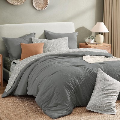 Der Rose BALHAM TRADE-Queen Comforter Set 7 Pieces Prewashed Bed in a Bag with Sheets Pillowcases Shams Ltalian Plum-7Piece-Queen 90”X90'' — фото 4