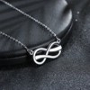 Infinity Love Pendant Necklace for Women  Sterling Silver Ginger Lyne Collection - 4 of 4