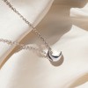 Girls' Tiny Moon Sterling Silver Necklace - In Season Jewelry - 4 of 4