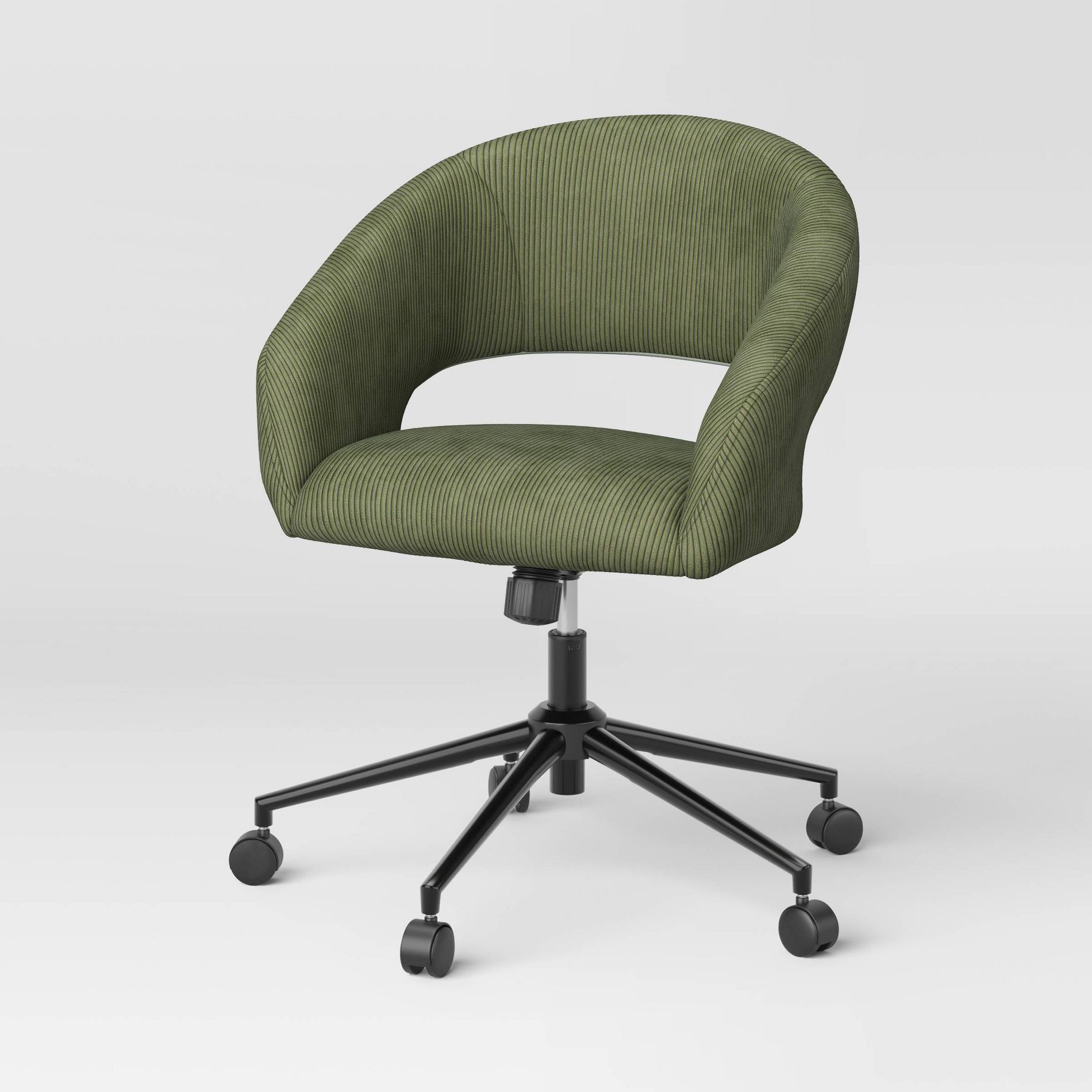 Rolling Swivel Barrel Back Dorm Office Chair Green - Room Essentials™
